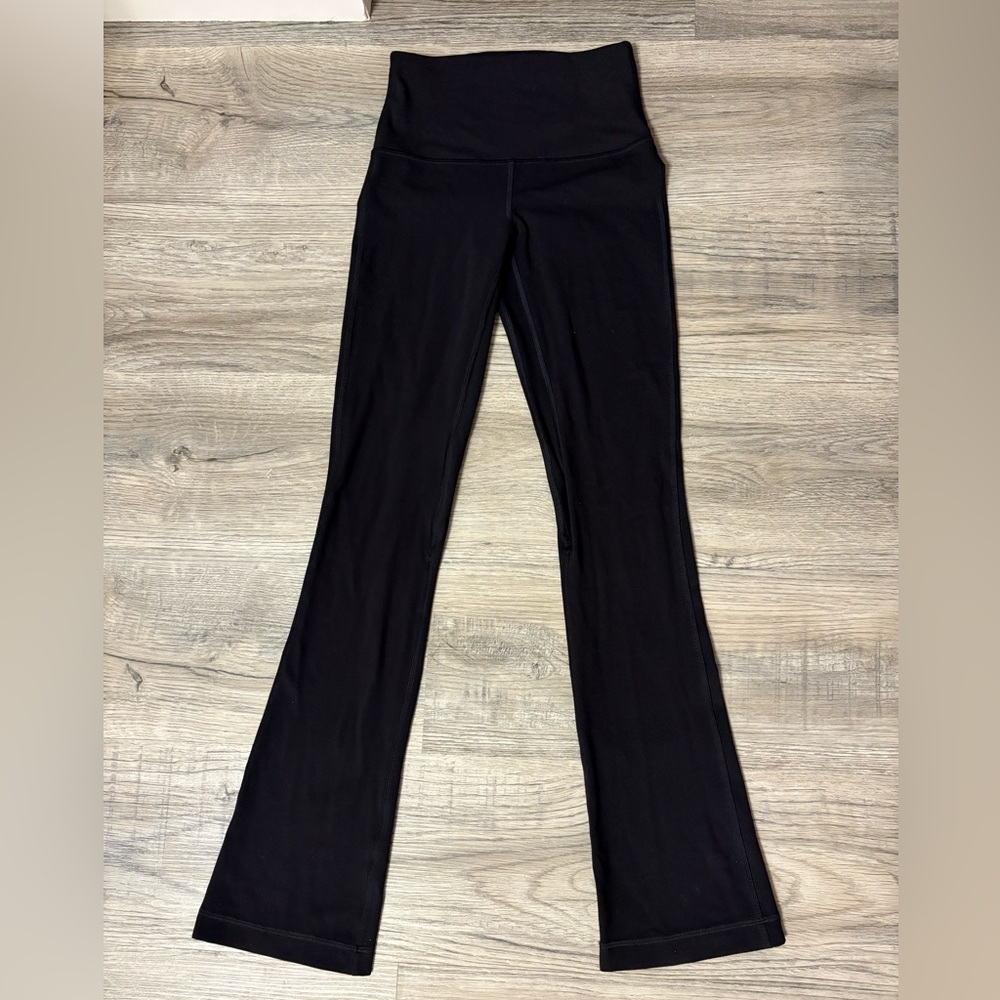 lululemon athletica Black Boot-Cut Yoga Pants